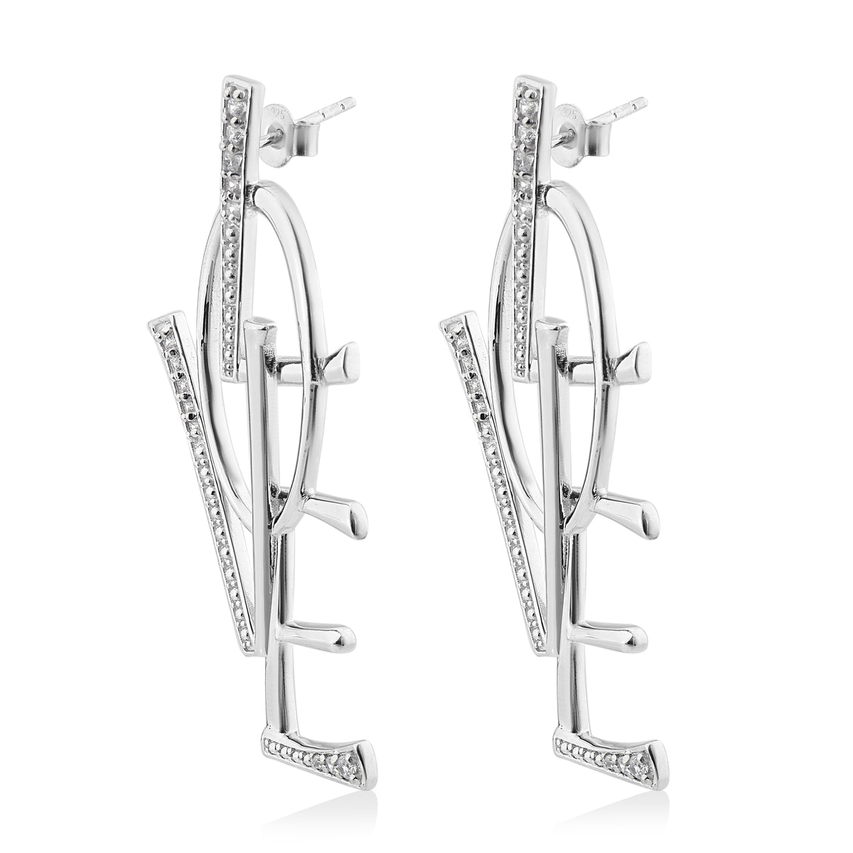 Love is in the air statement earrings