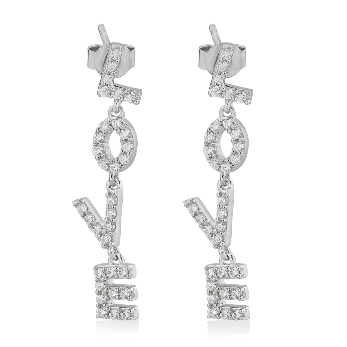Fall in love with love earring