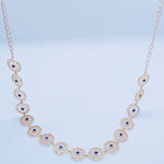 Load image into Gallery viewer, Dainty Blue Sparkle Choker Necklace
