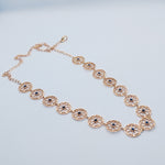 Load image into Gallery viewer, Dainty Blue Sparkle Choker Necklace
