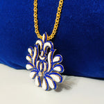 Load image into Gallery viewer, Paisley Affair Long Chain Bold Pendant Necklace
