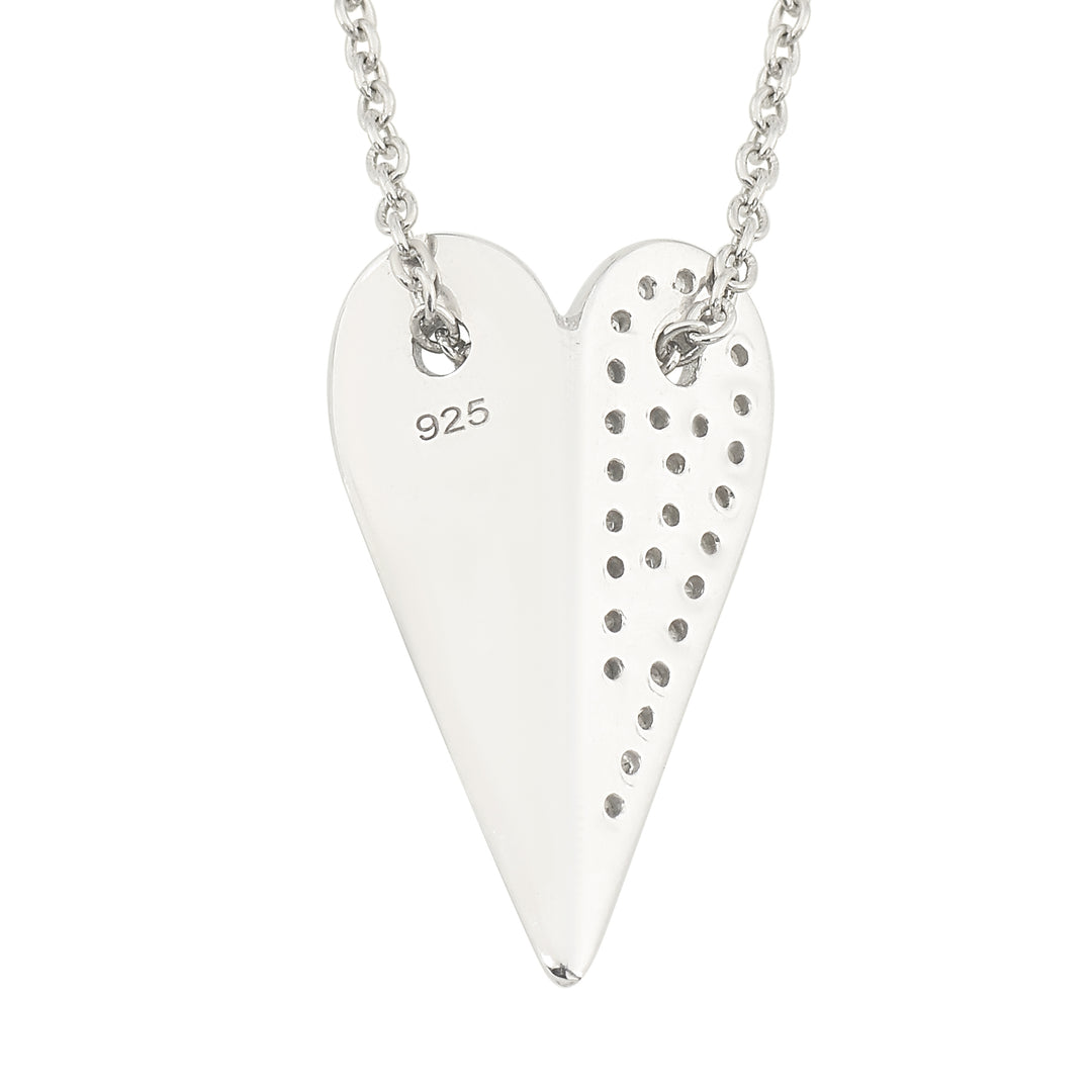 Cheerful Blue Heart Necklace