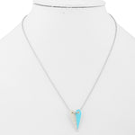 Load image into Gallery viewer, Cheerful Blue Heart Necklace
