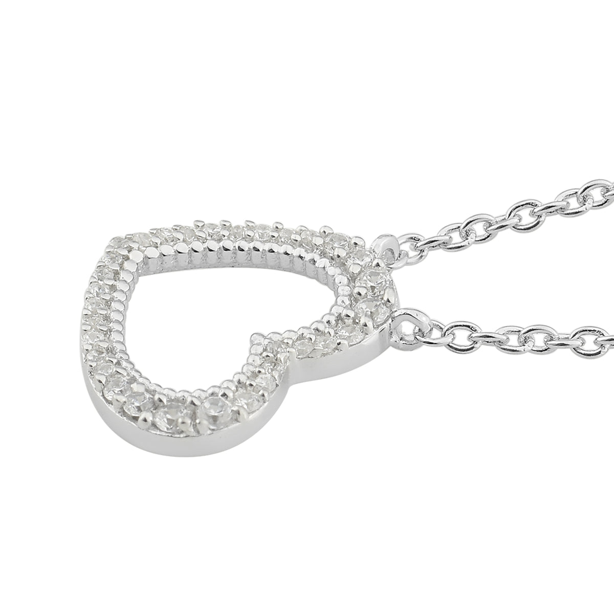 Sparkling heart necklace