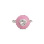 Load image into Gallery viewer, Heart Pop Ring in 925 Silver
