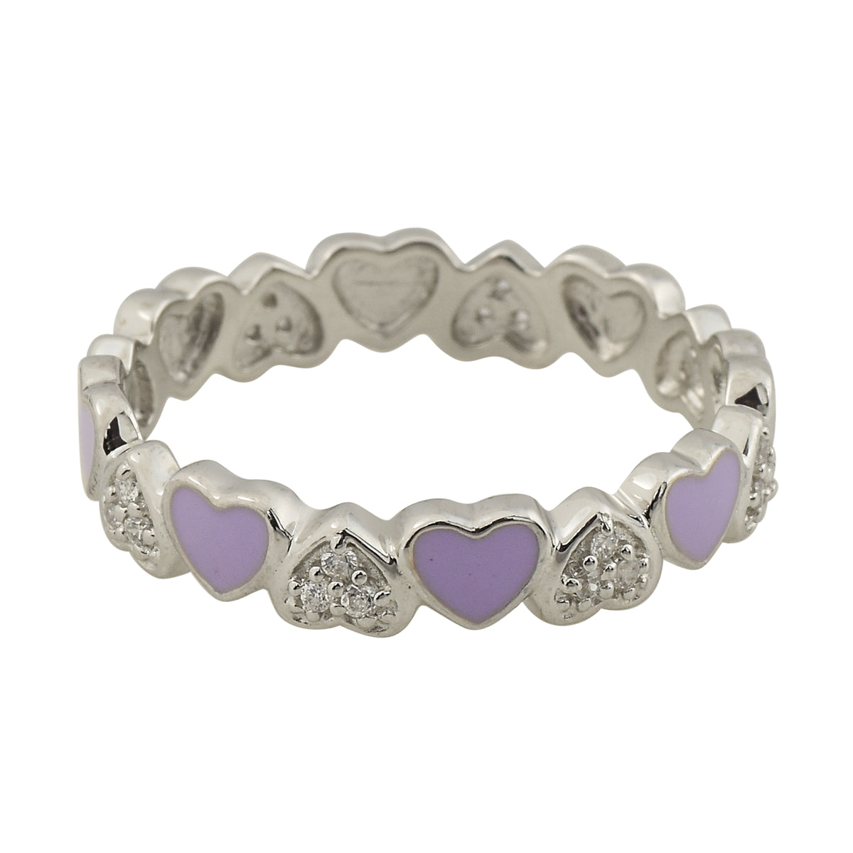 Purple heart ring
