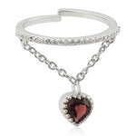 Load image into Gallery viewer, Hang In There Heart Ring
